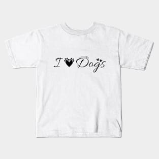 I LOVE DOGS Kids T-Shirt